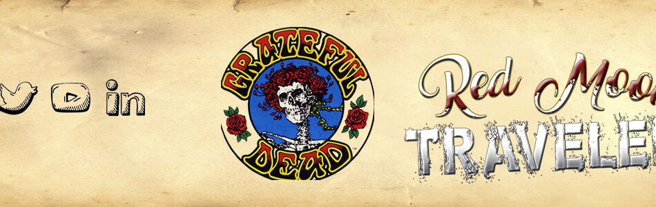 Grateful Dead logo header for Red Moon Travelers post.