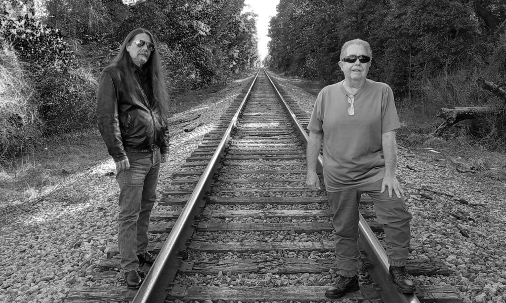 Rob and Rich on Railroad track 2023