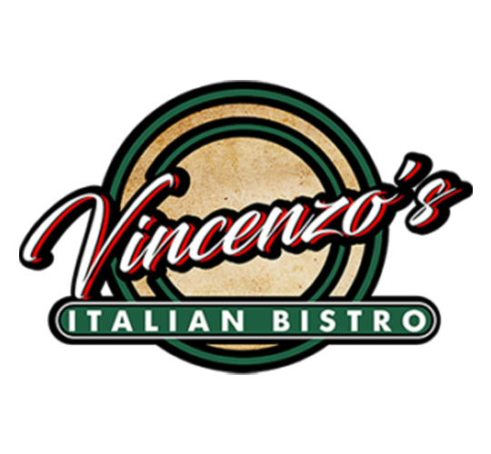 graphic logo for Vincenzo's Italian Bistro.