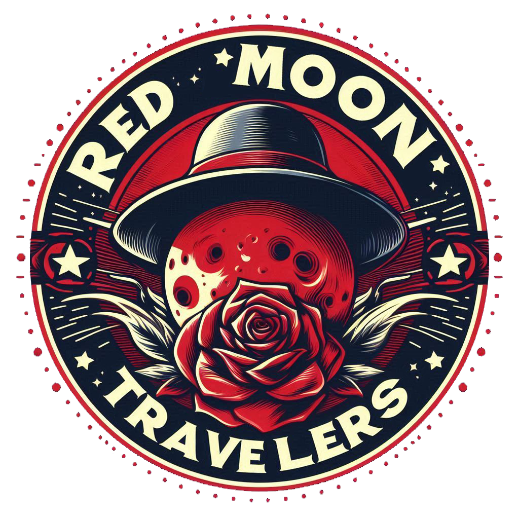 Red Moon Travelers new logo for cart page.