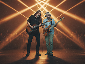 Red Moon Travelers stage lighting