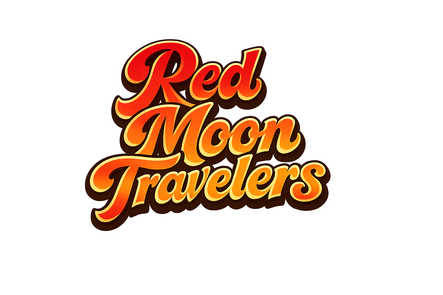 Red Moon Travelers flame logo